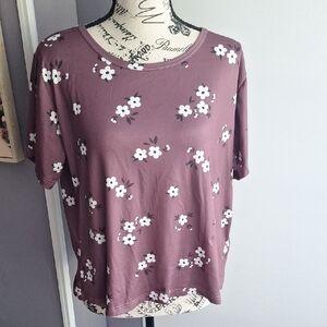 Floral Mauve Women's Top
